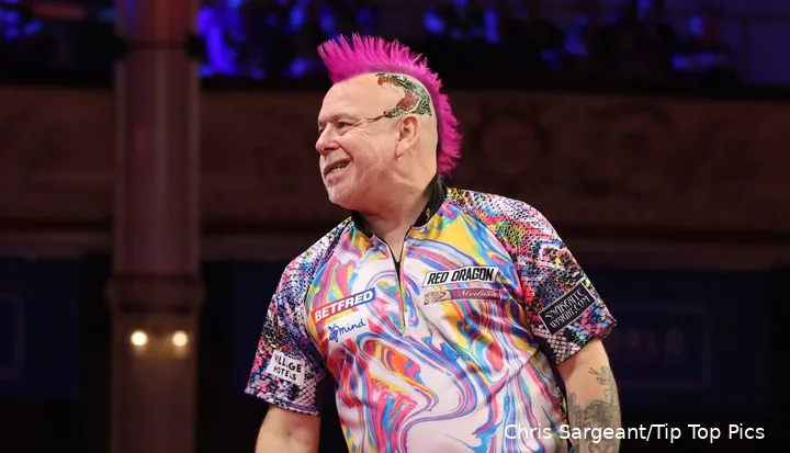 Peter Wright's decline continued likely out of the top 16.
