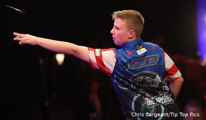 Archie Self in action at the Lakeside