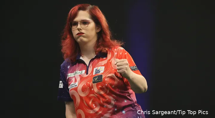 Noa-Lynn van Leuven will make her first appearance on the Ally Pally stage this afternoon.