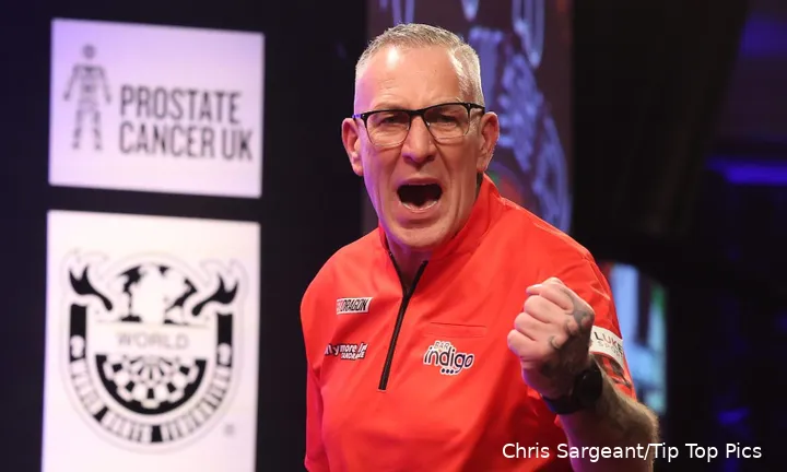 Neil Duff, the 2022 WDF world champion