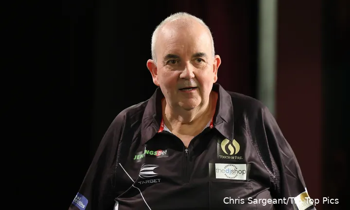 phil taylor wsdt world seniors darts masters 1