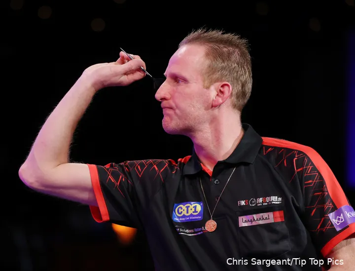 Chris Landman in actie