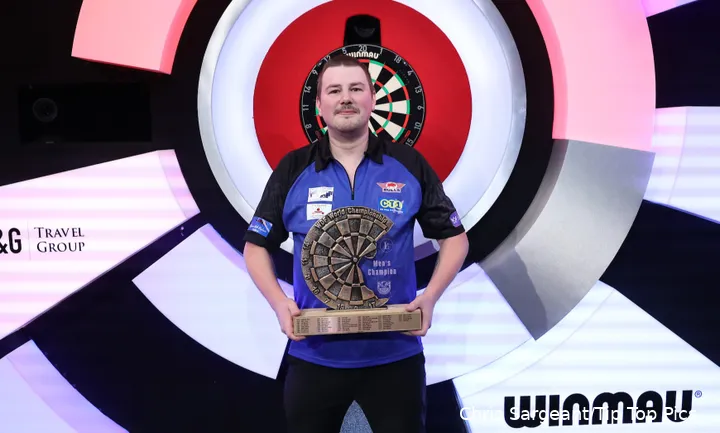 Andy Baetens won in 2023 het WDF-WK