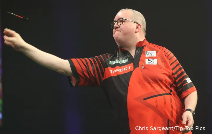 Stephen Bunting in actie