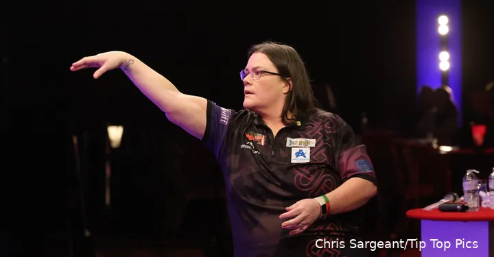 Rhian O'Sullivan in actie