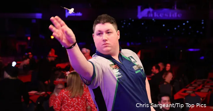 Lakeside-kampioen McGuirk slaagde er niet in een succesvolle overstap te maken naar de PDC