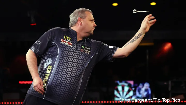 Graham Usher in actie