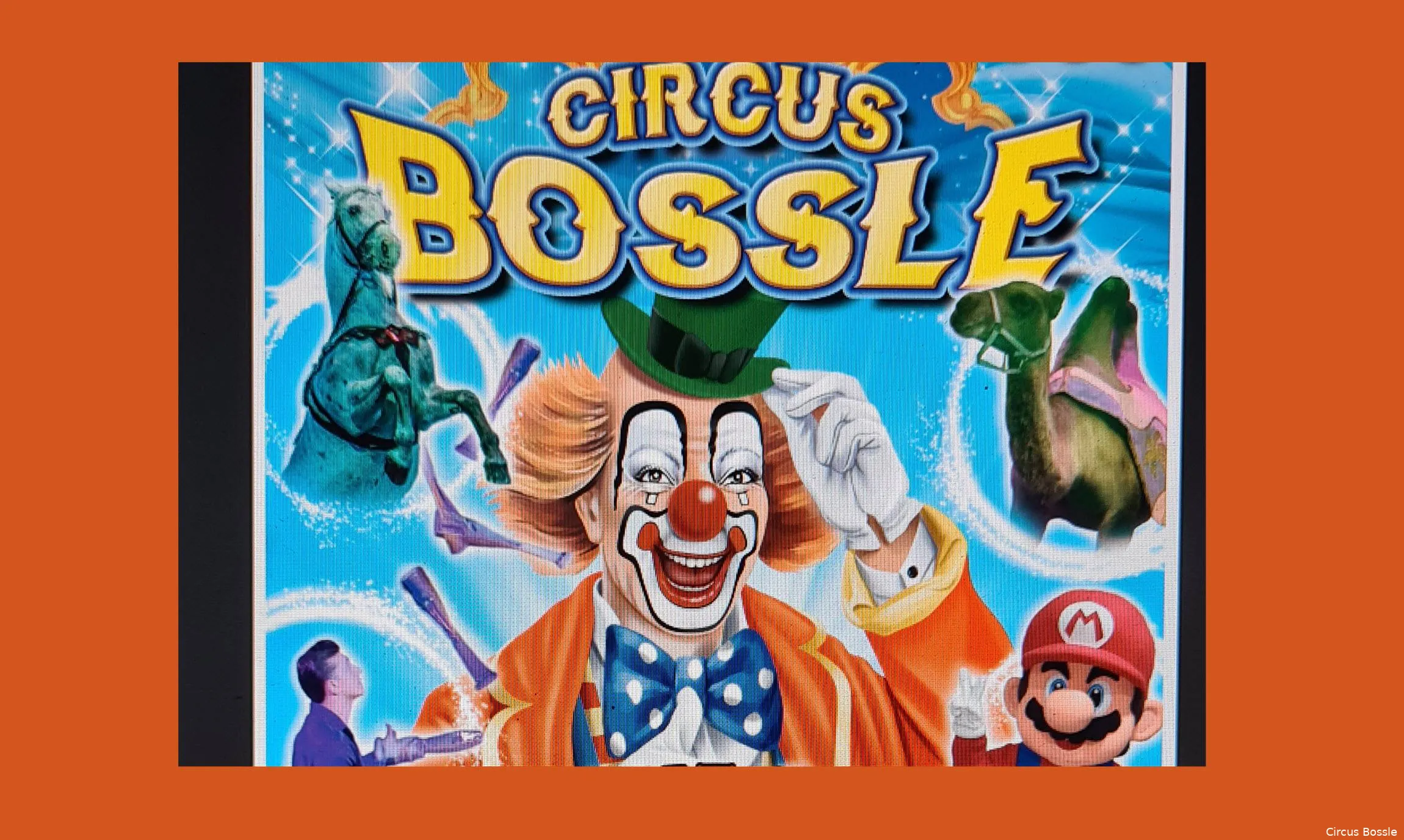 Circus Bossle in dorp Rheden