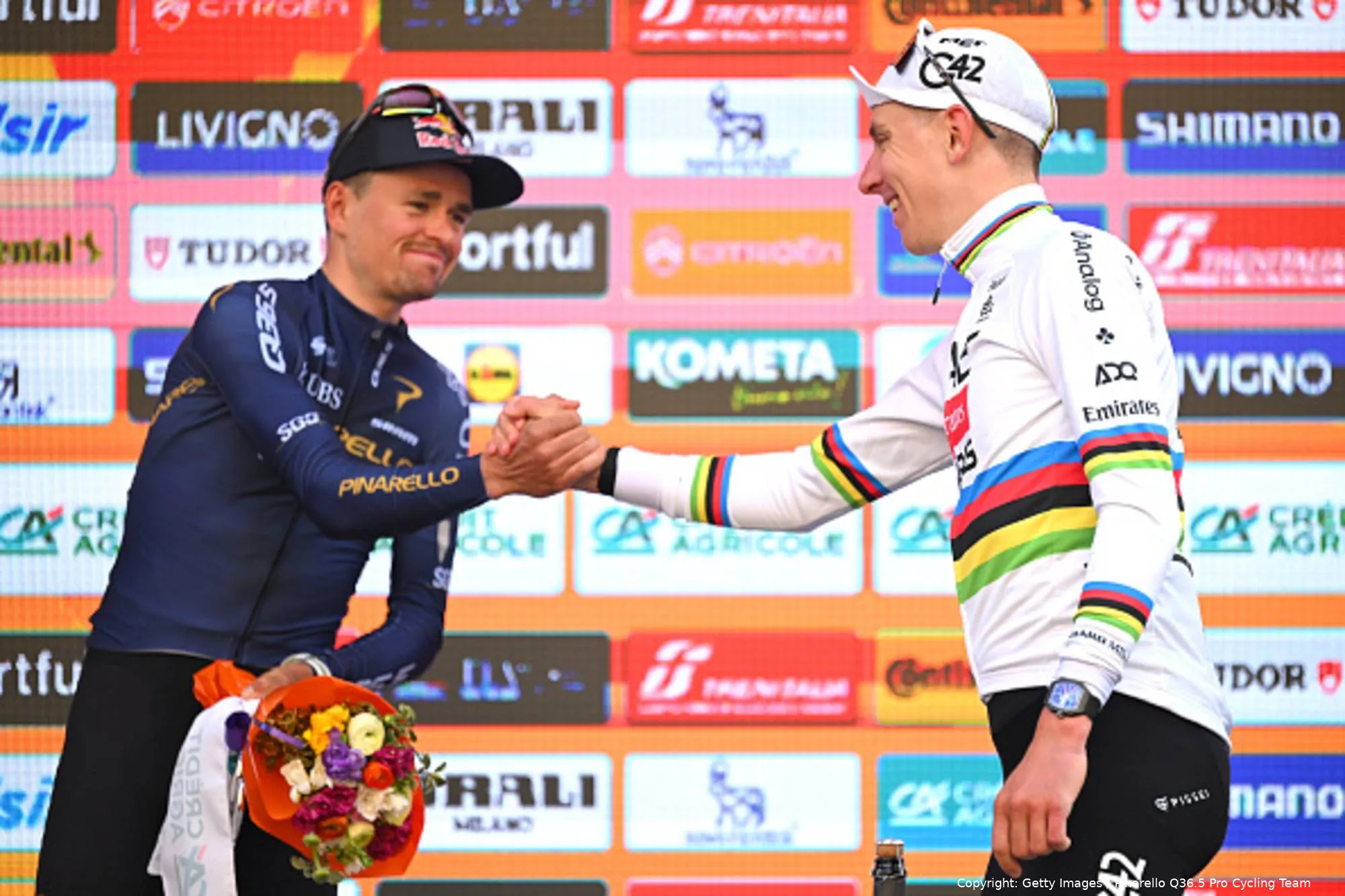 Tadej Pogacar y Tom Pidcock, estrellas del ciclismo mundial