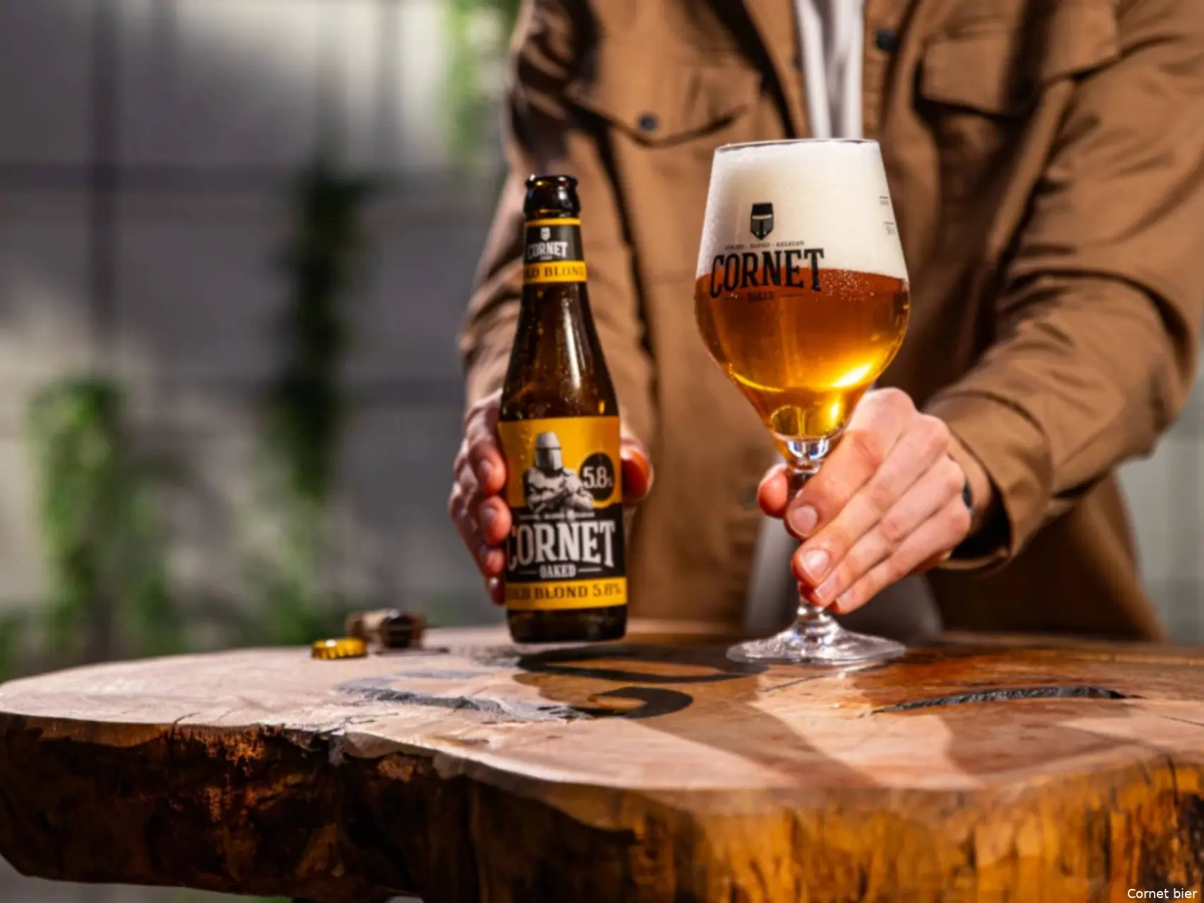 cornet blond 58