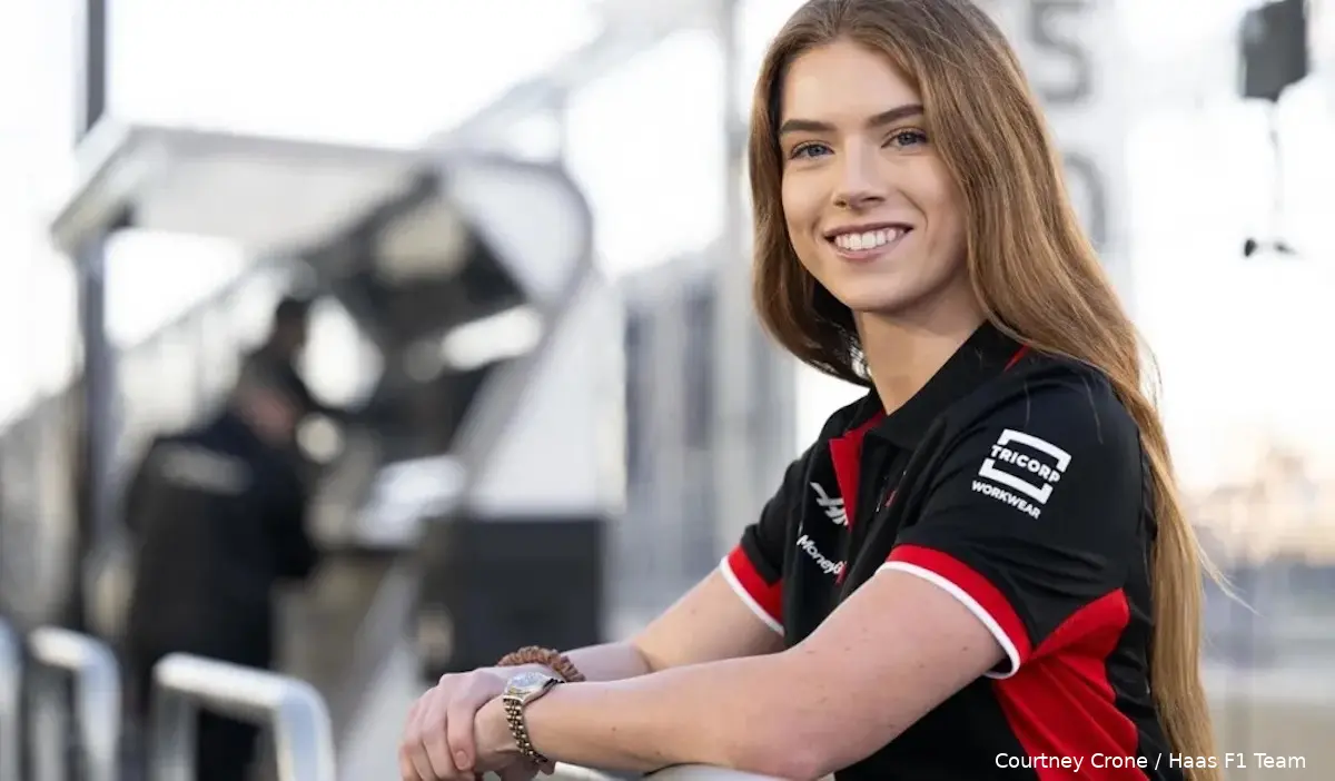 courtney crone haas f1 team
