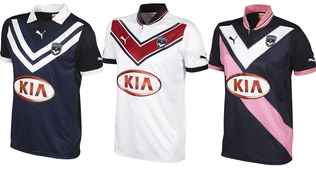 bordeaux presente son nouveau jeu de maillot maillots 2012 1336851