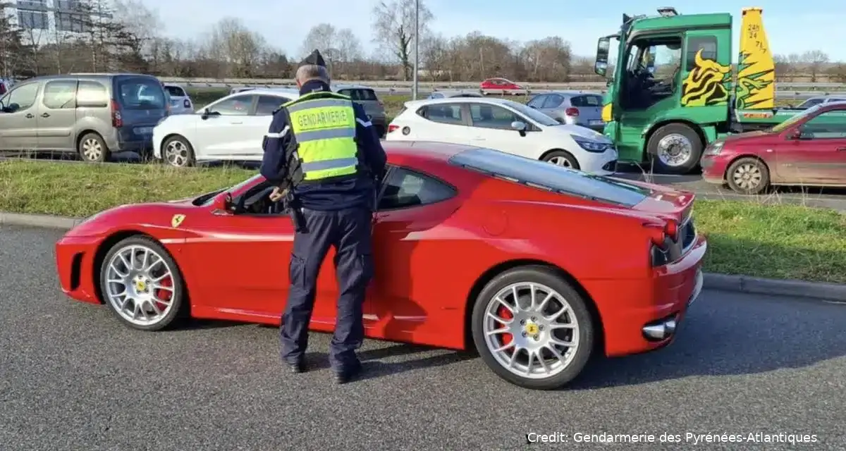 1200 l flash en excs de vitesse plus de 200 km h