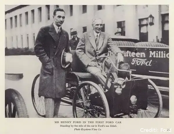 mr henry ford first ford car b w photo 22792976jpg 1