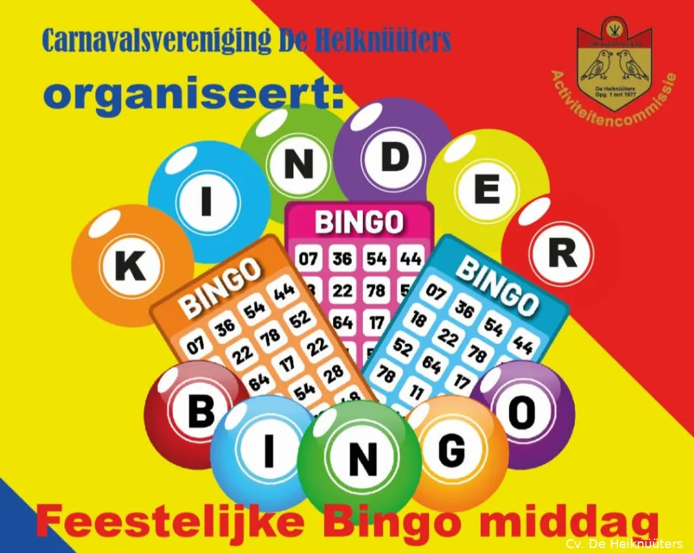 Kinderbingo bij De Heiknüüters Rheden