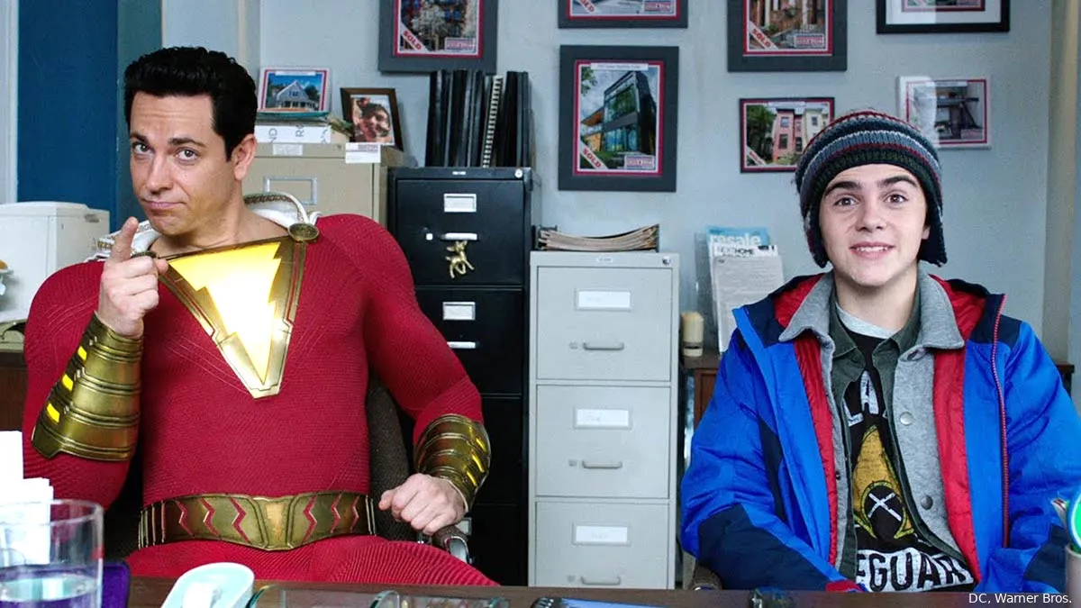 shazam trailer zachary levi