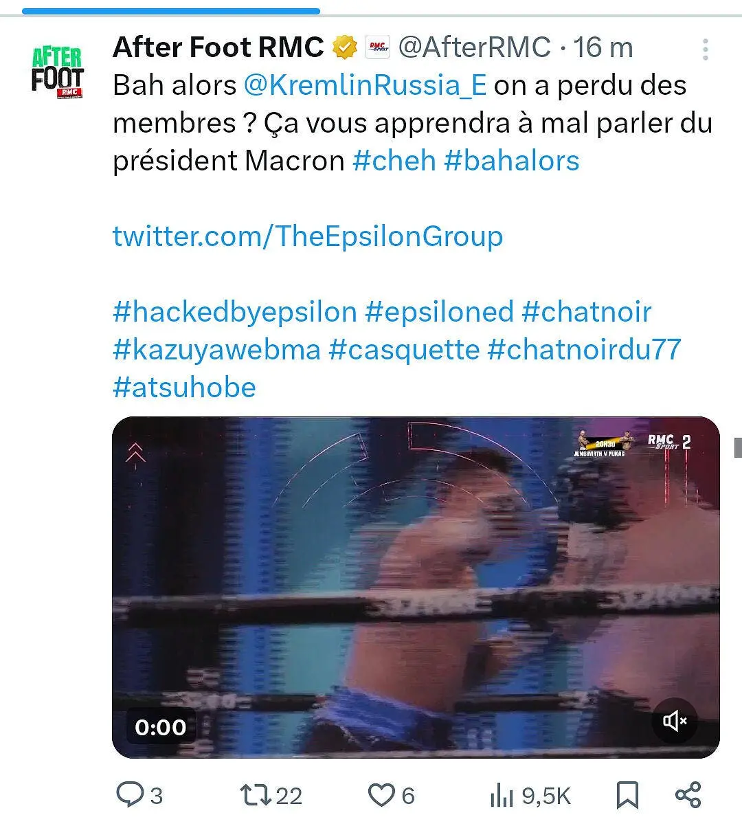 malaise rmc sport diffuse un message se moquant de la russie rmc 373580