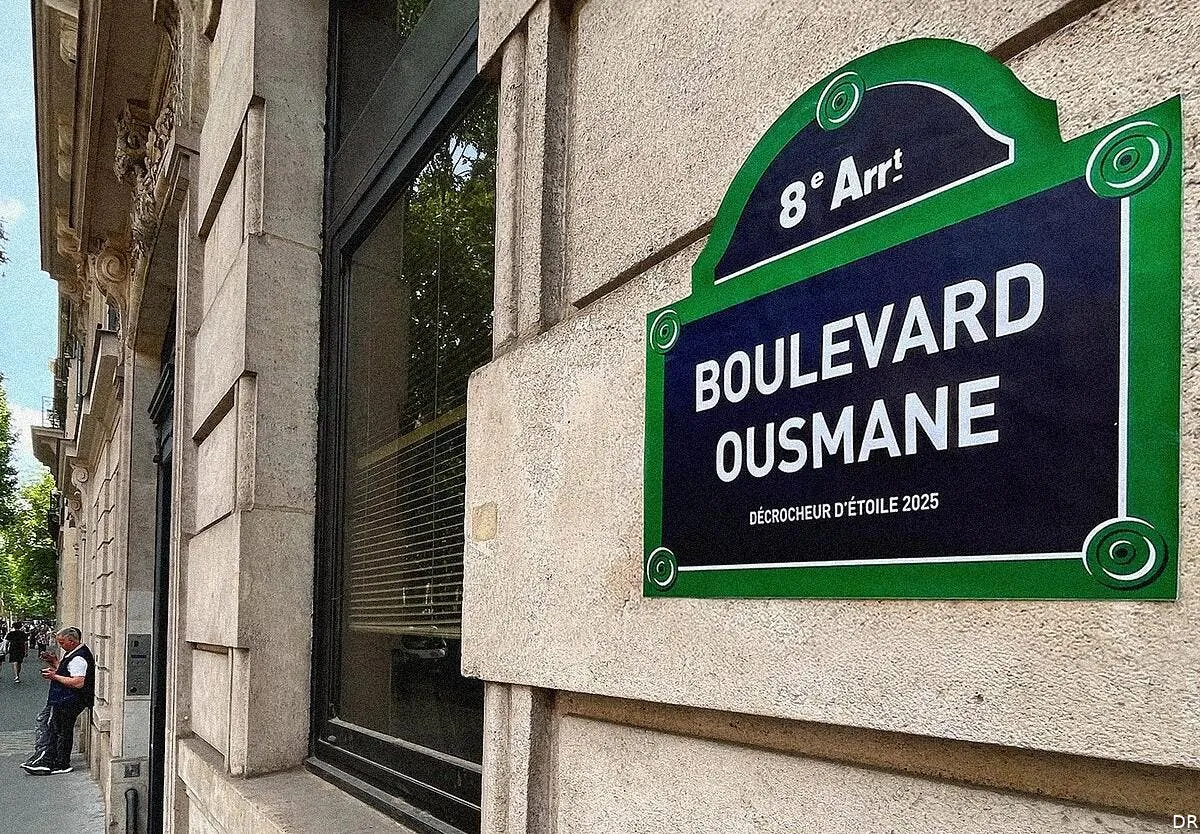 a paris le bouvelard haussman devient le bld ousmane ousmane 393709