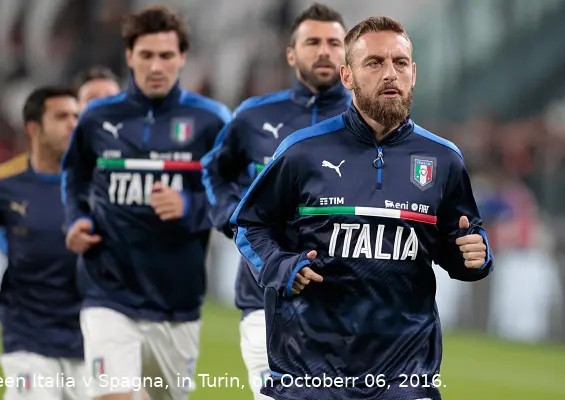 de rossi nazionale riscaldamento italia spagn