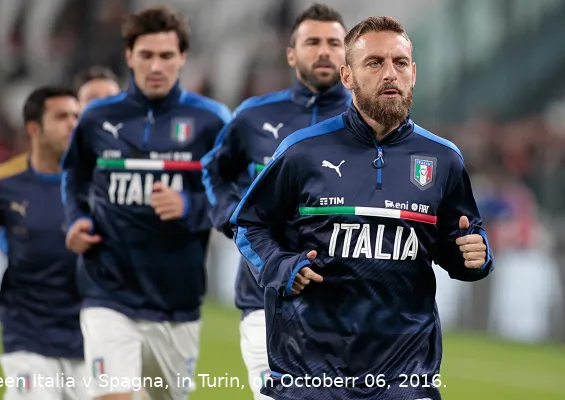 de rossi nazionale riscaldamento italia spagn