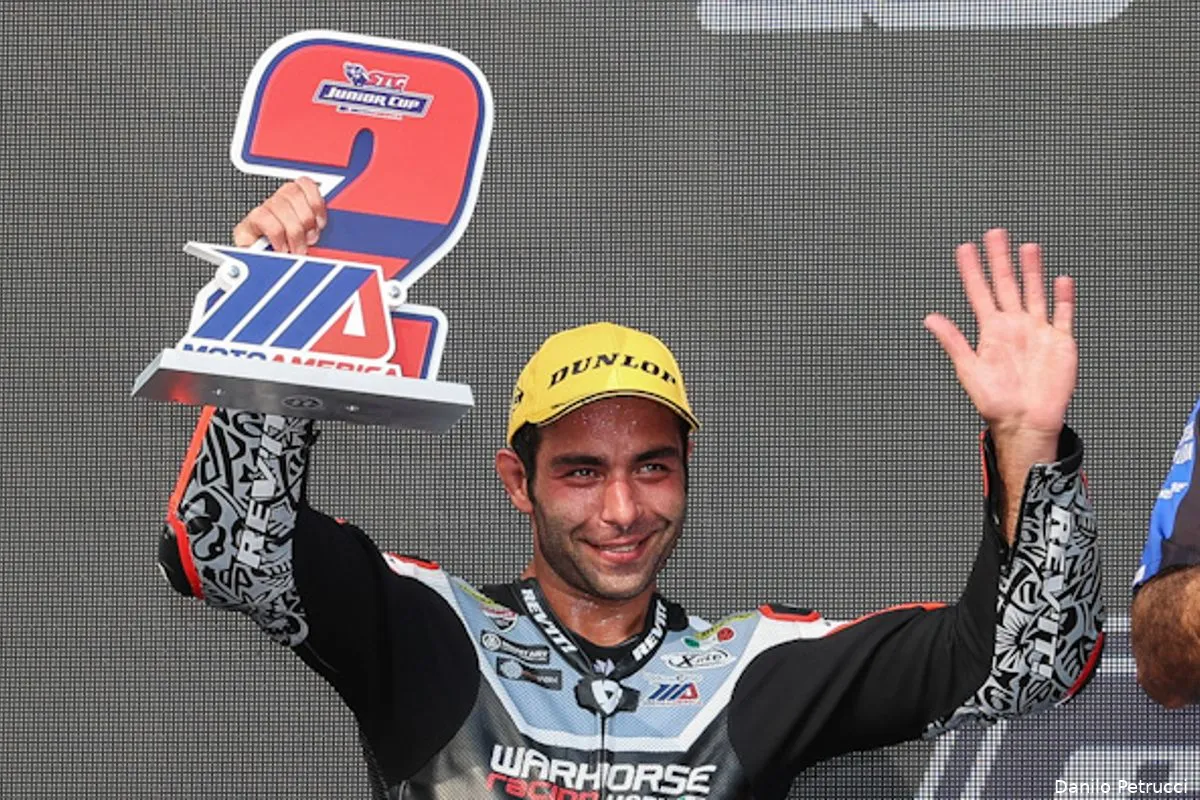 danilo petrucci motoamerica second 2022