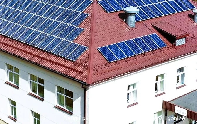 daugu palaikomojo gydymo ir slaugos ligonineje irengta saules elektrine 1