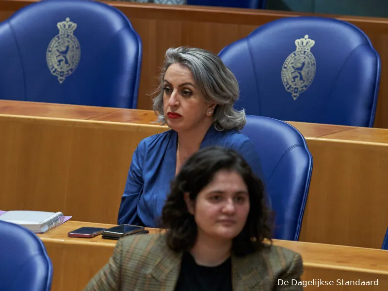 Nilufer Gundogan (Volt) in de Tweede Kamer. Bron: De Dagelijkse Standaard.