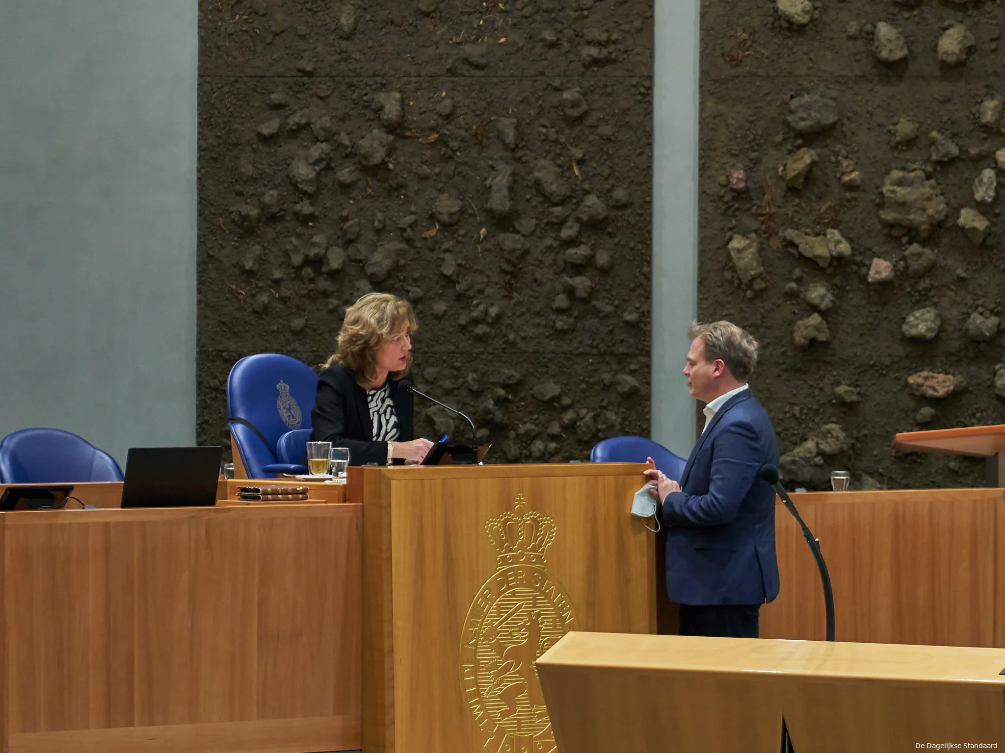 20220125 Tweede Kamer Vera Bergkamp en Pieter Omtzigt
