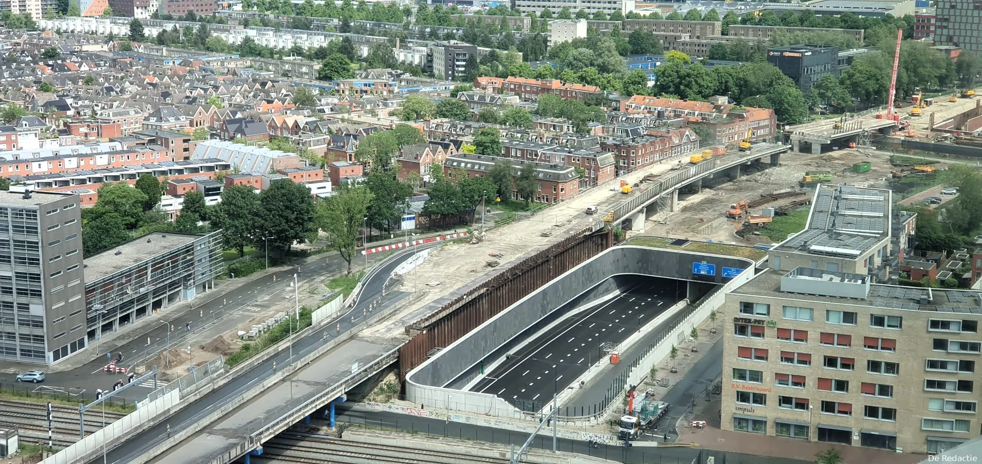 nieuwe ringweg in aanbouw