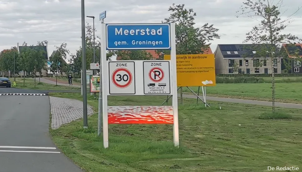 plaatsnamenbord meerstad