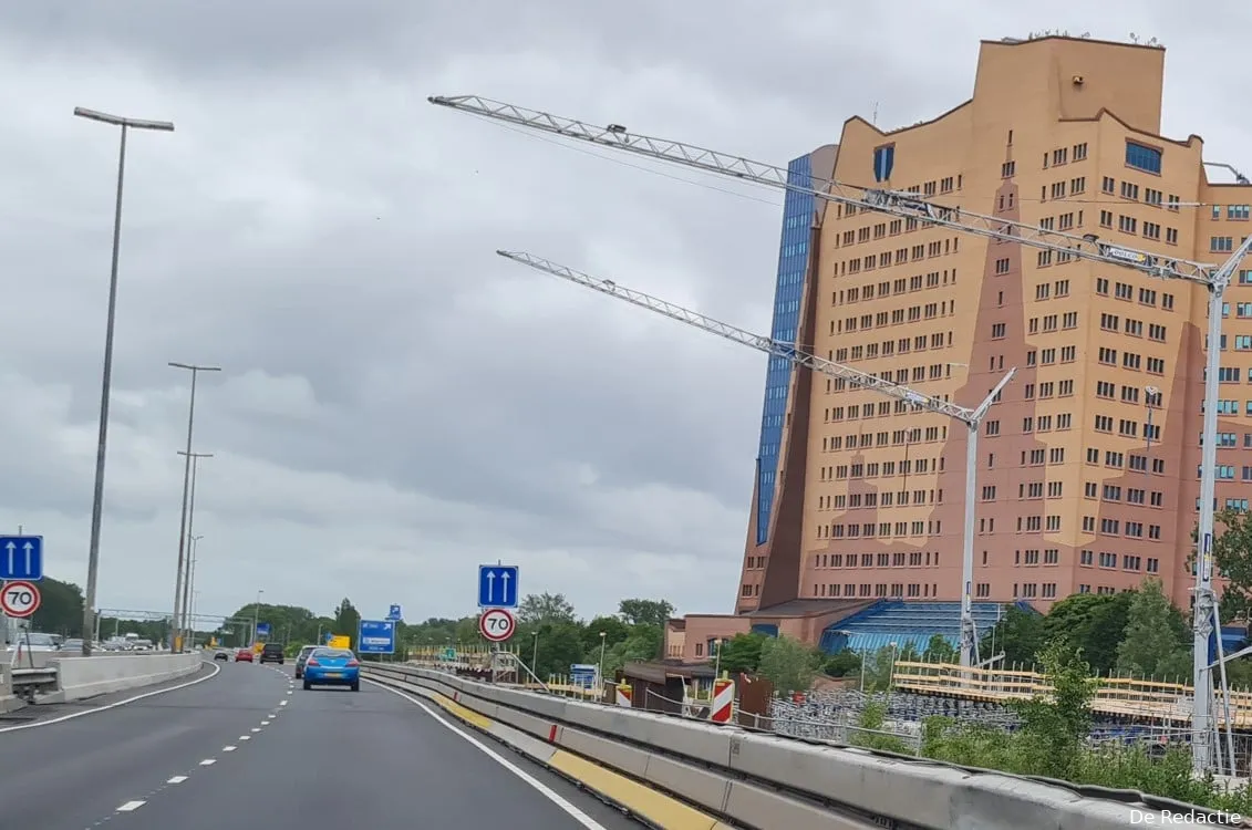 zuidelijke ringweg bij gasunie martiniplaza richting hoogkerk