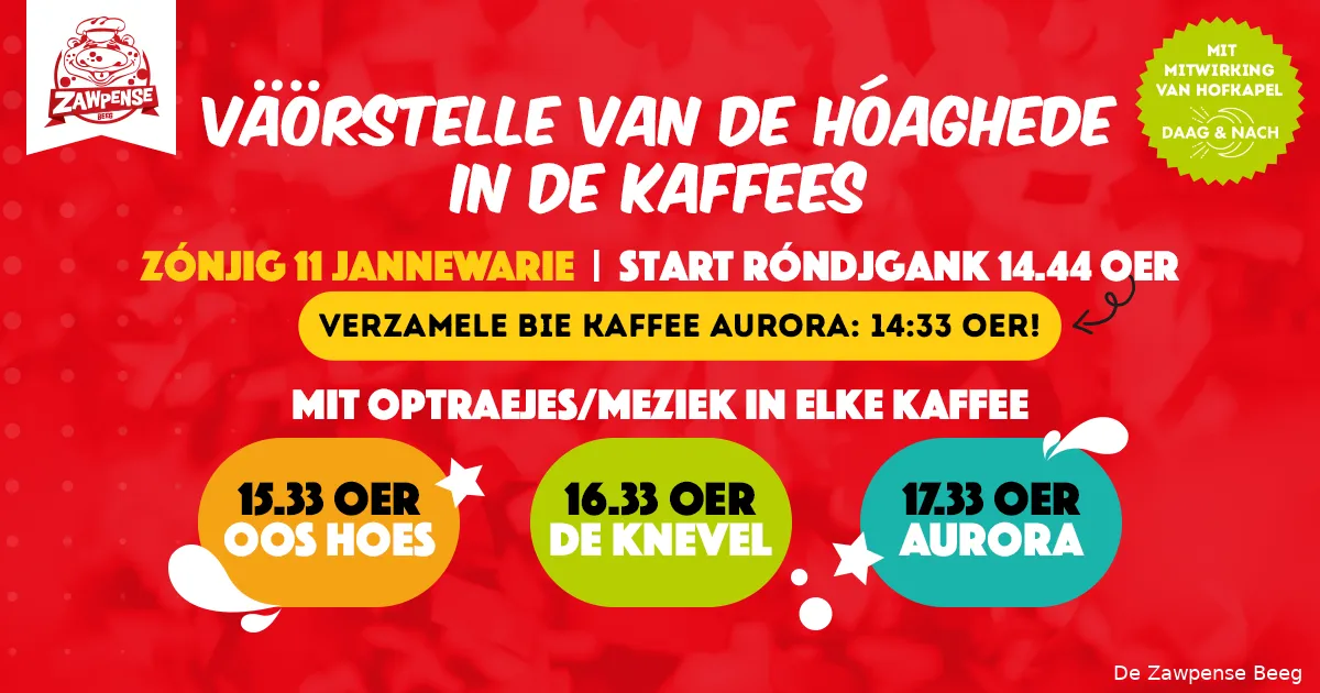 Voorstellen hoogheden De Zawpense Beeg 2026