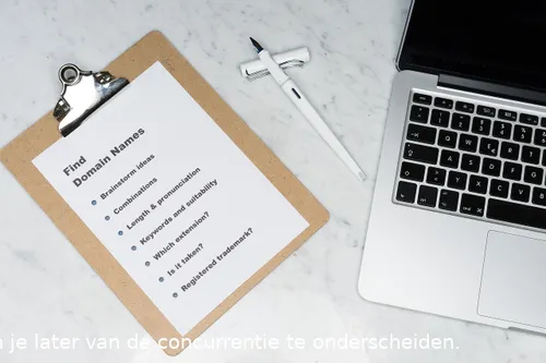 De domeinnaamcontrole vooraf helpt je om je later van de concurrentie te onderscheiden.