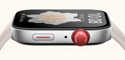 De nieuwe Watch 3 is heel herkenbaar dankzij het rode en handige kroonwieltje