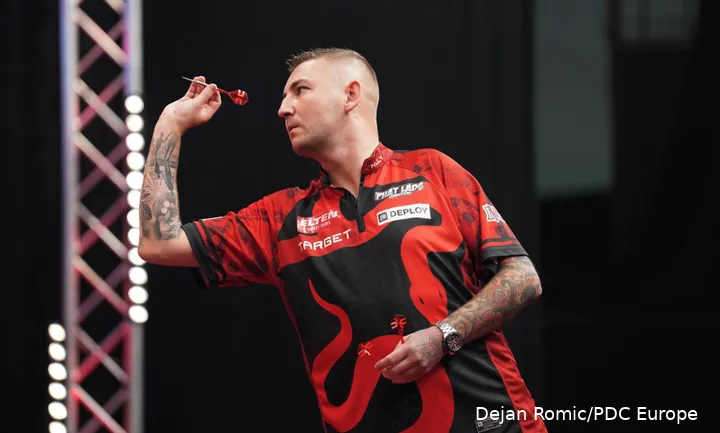 Nathan Aspinall krönte 2023 seine Karriere, als er in Blackpool die World-Matchplay-Krone eroberte