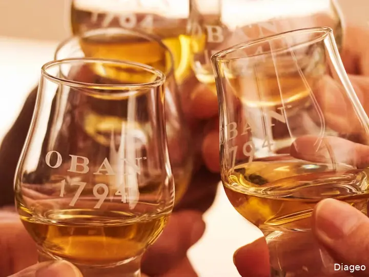 Oban 14 in a Glencairn glass
