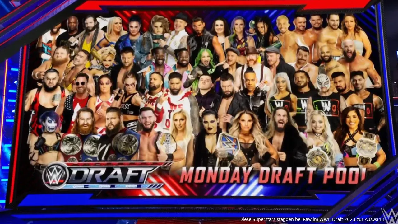 wwe draft pool raw 2023
