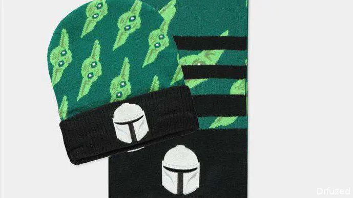 beanie sjaal giftset the mandalorian difuzed 01f1651245236
