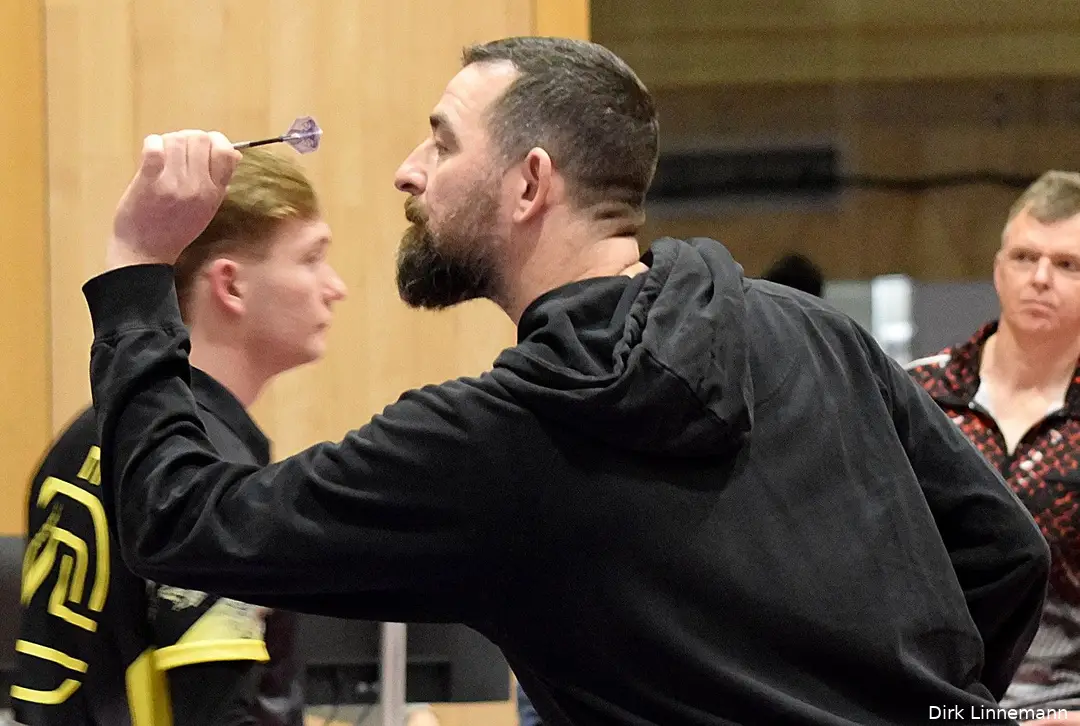 Jochen Graudenz im Finale der SDC Tour 23 gegen Lukas Dallmann<br>