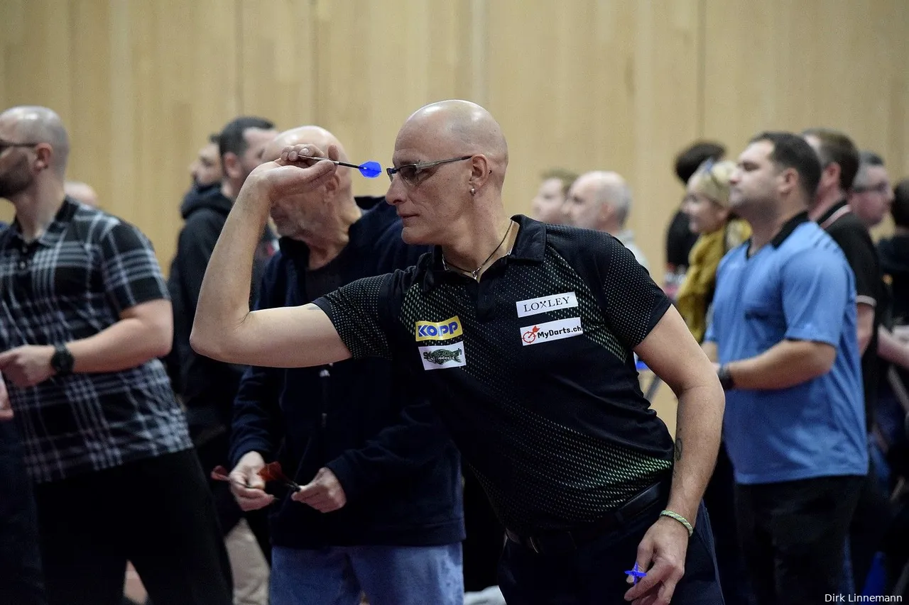 Marcel Walpen in actie<br>