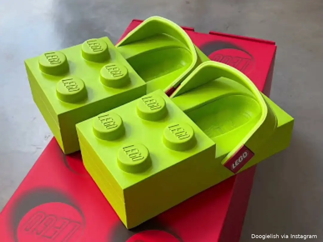 LEGO Brick Clog Crocs lime Green