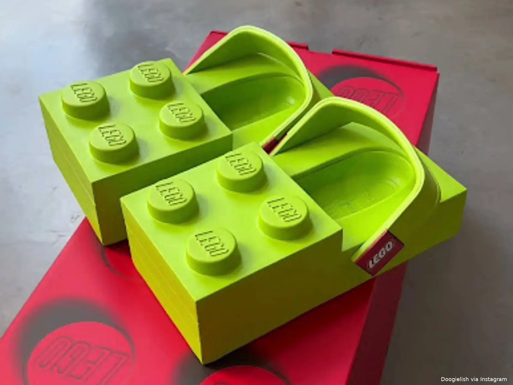 LEGO Brick Clog Crocs lime Green