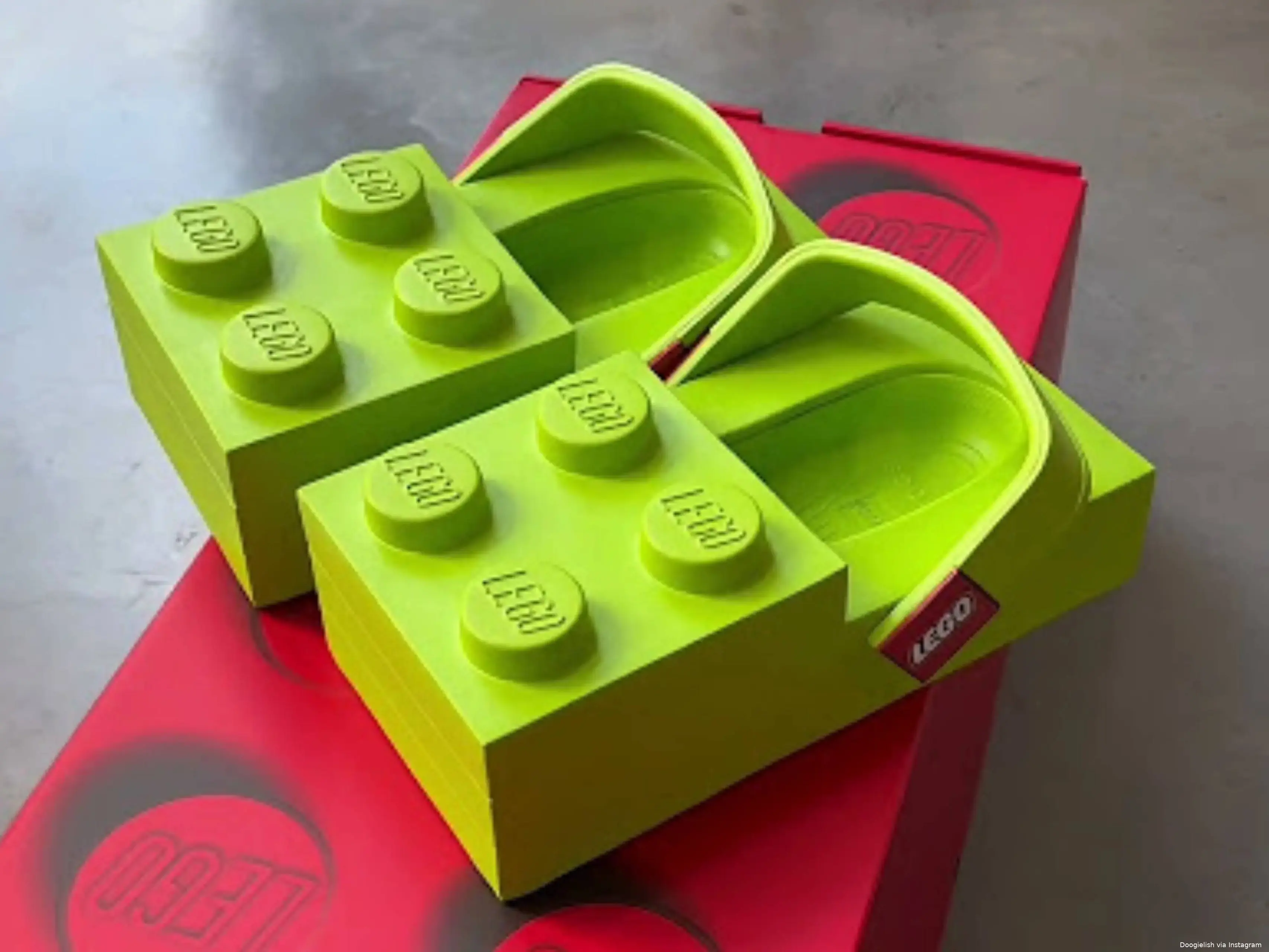LEGO Brick Clog Crocs lime Green