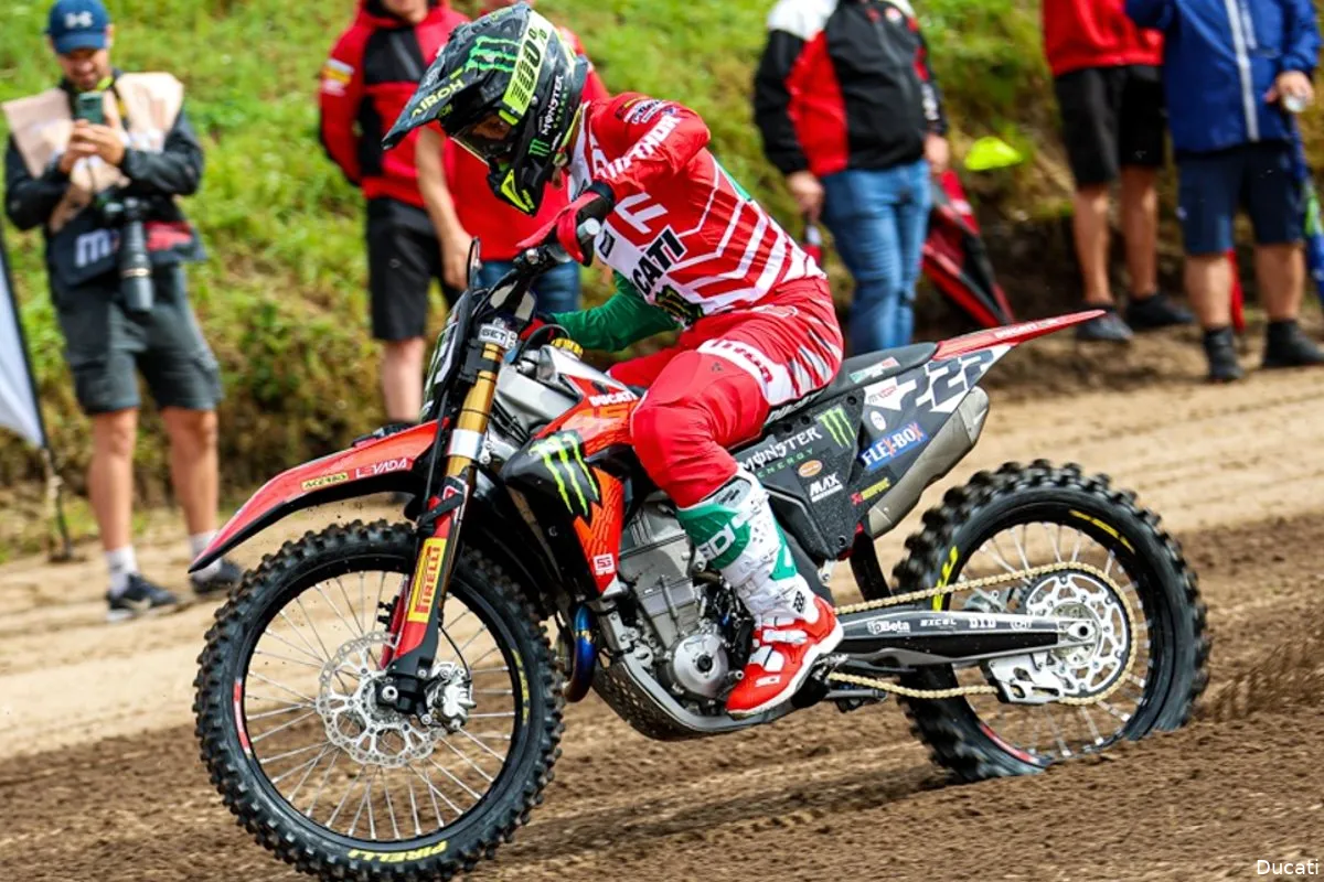ducati tony cairoli practice start mxgp arnhem 2024