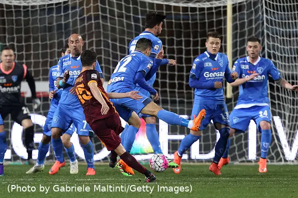 pjanic gol zoomata empoli roma