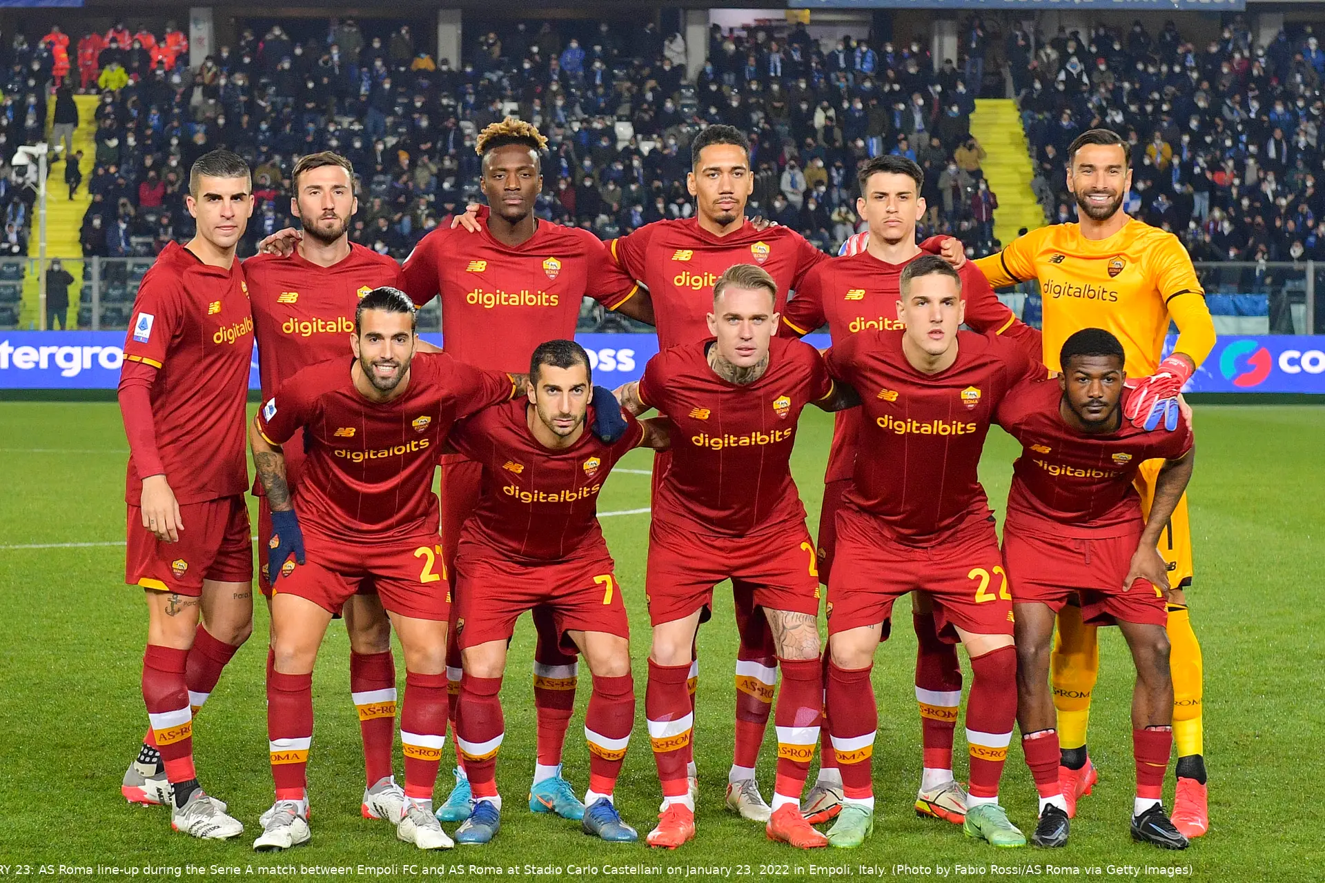 empoli roma undici formazione