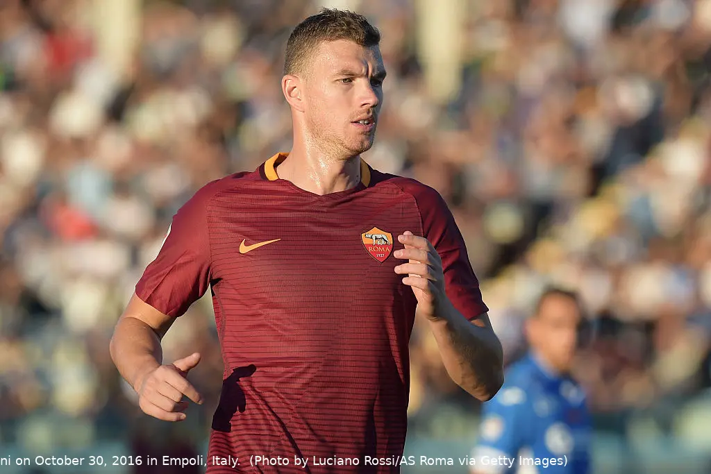 dzeko mezza figura empoli roma