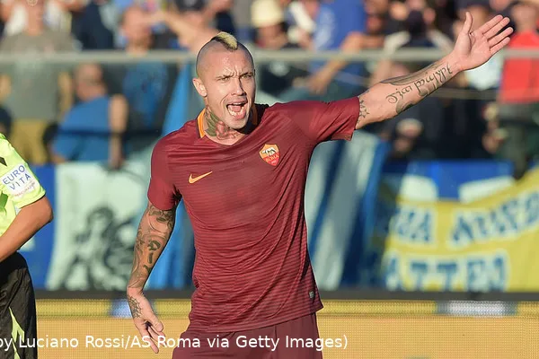nainggolan urla mano alzata empoli roma 1617