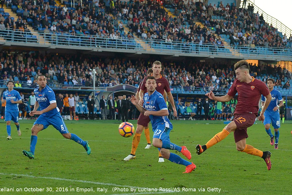 el shaarawy tiro al volo empoli roma