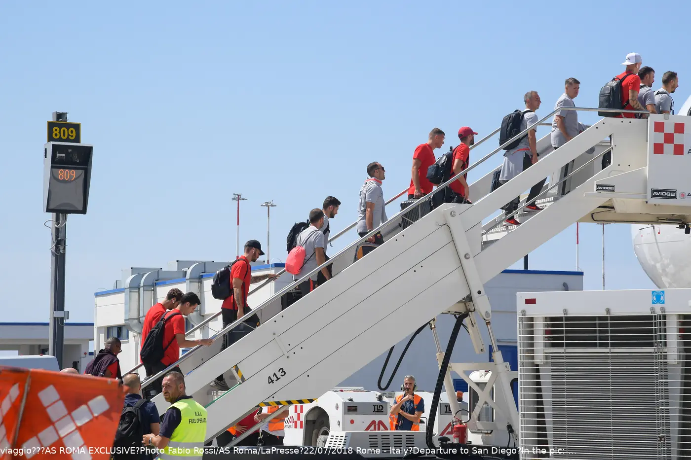 roma scaletta aereo